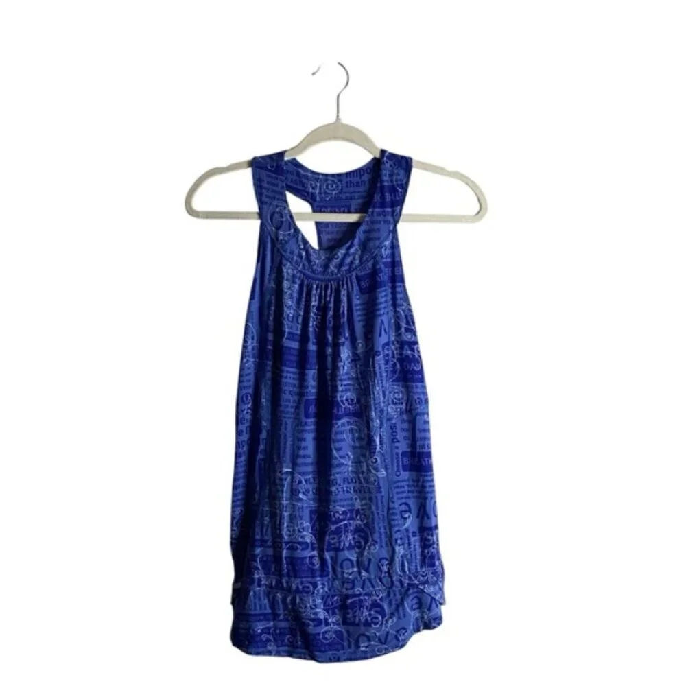Lululemon Women's Power Y Luon Light Manifesto Swirl Tank Top